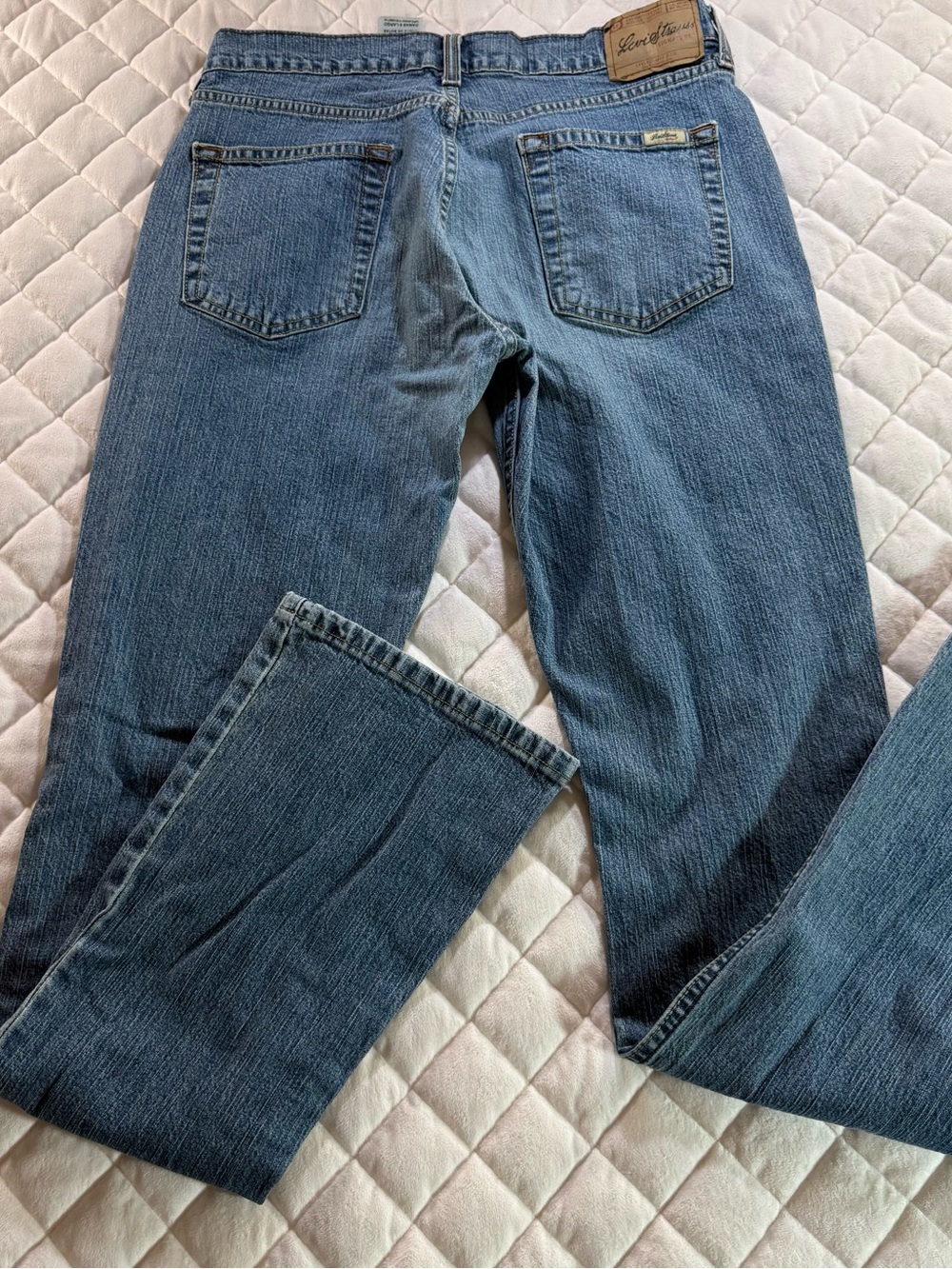 Signature by Levi Strauss Bootcut Jeans Blue Mid-Rise Stretch Misses 6 Long